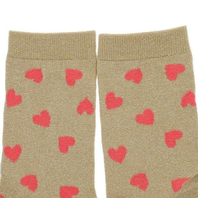 Socken "Herz Gold" Socken Le petit Souk