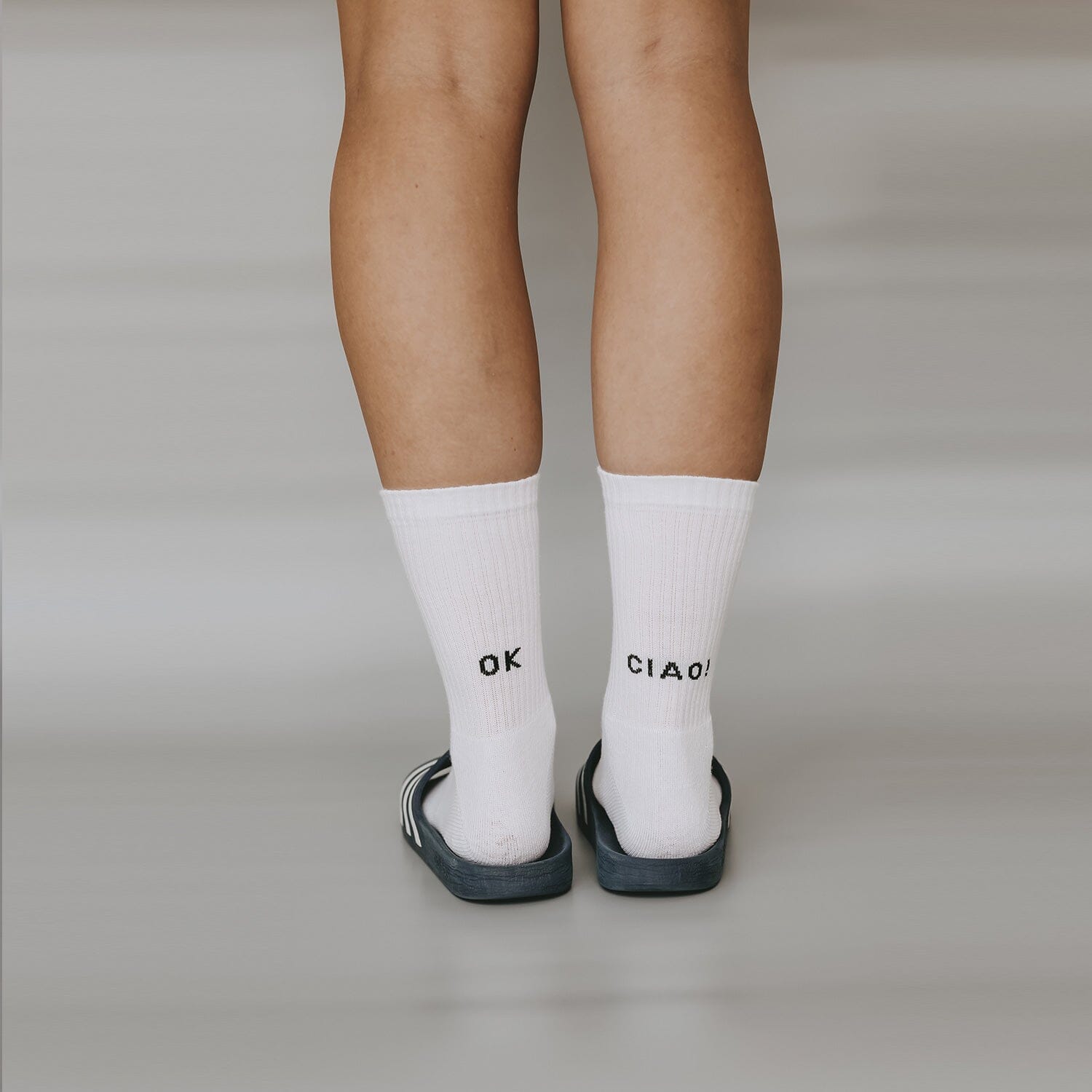 Socken "ok ciao!" Socken Eulenschnitt