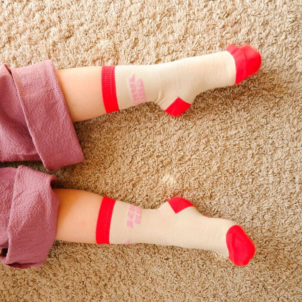 Socken "Schulkind rosa" Socken tinyday