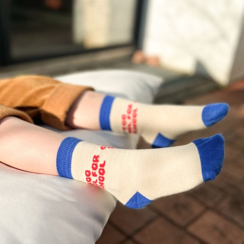 Socken "Too cool for school" Socken tinyday