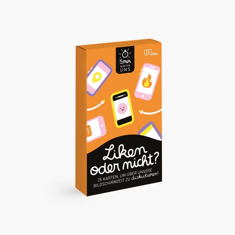 Spiel 5 min "Liken oder nicht? Kartenspiel minus Verlag