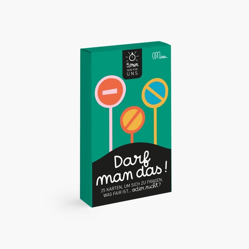 Spiel 5 min "Macht man das?" Kartenspiel minus Verlag