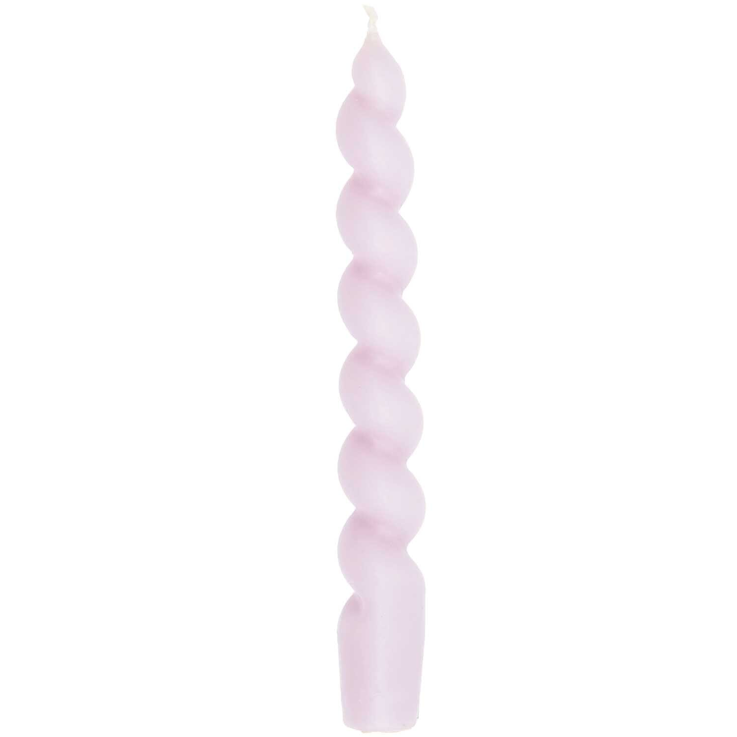 Spiralkerze "Klein" Kerze Rico Design Soft Lilac