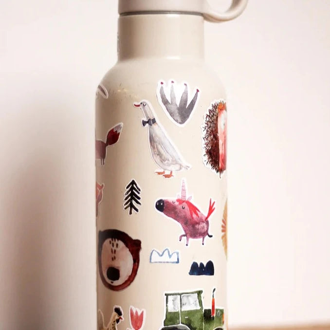 Spülmaschinenfeste Sticker "Bauernhof" Sticker Halfbird