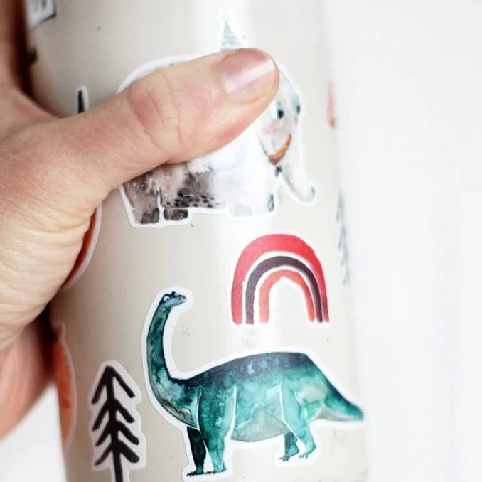 Spülmaschinenfeste Sticker "Dinos" Sticker Halfbird