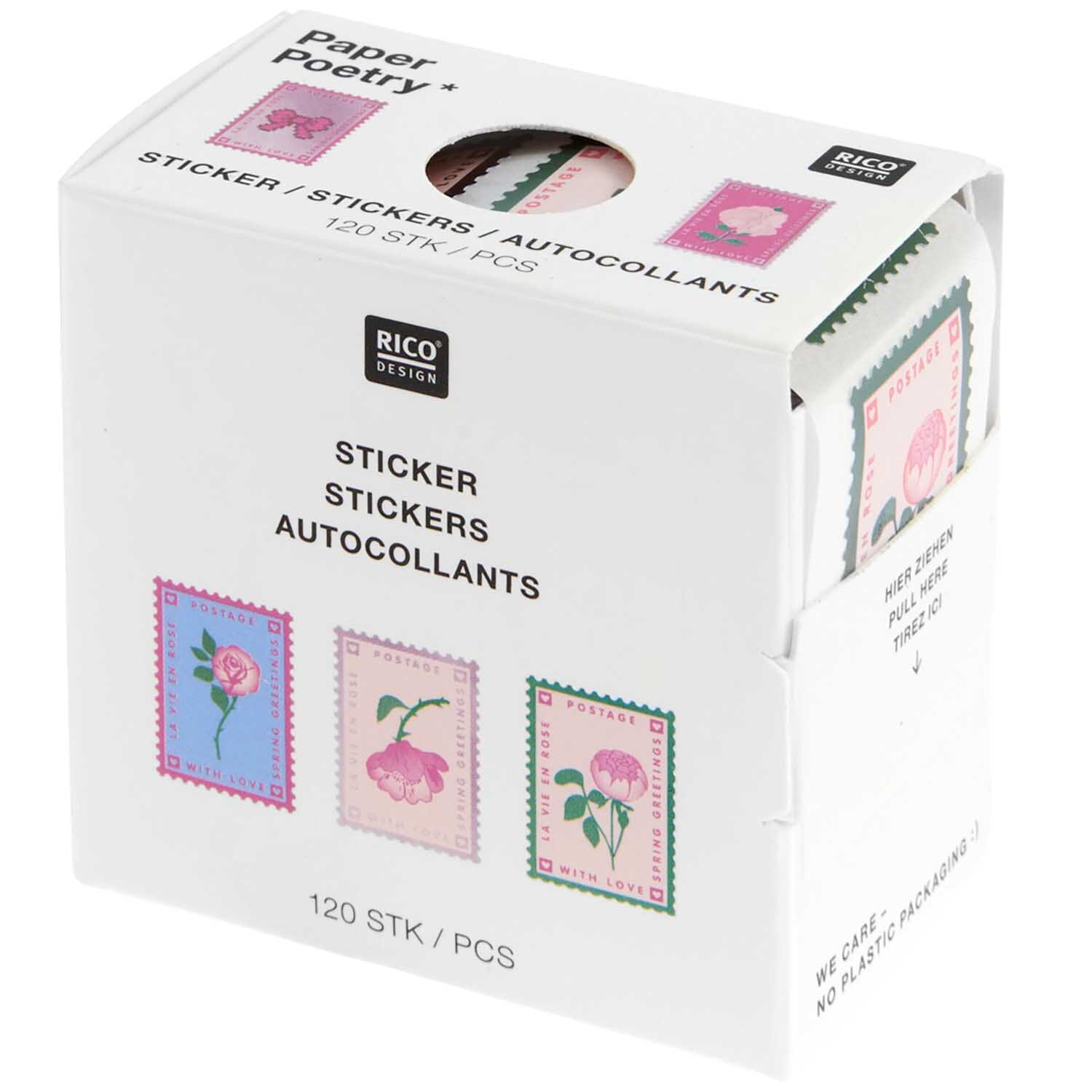 Sticker "Briefmarken" Rico Design