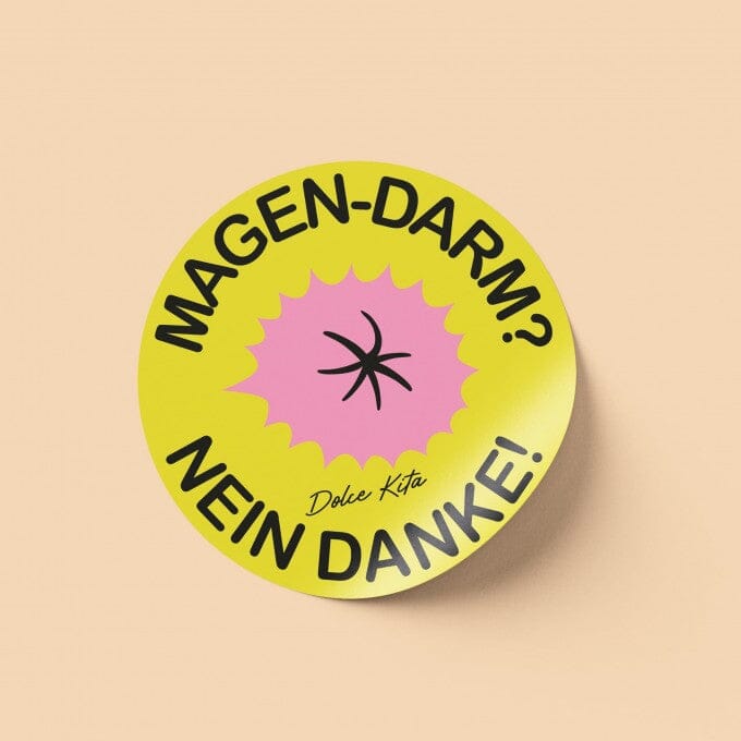 Sticker "Magen-Darm? Nein Danke!" Sticker selekkt
