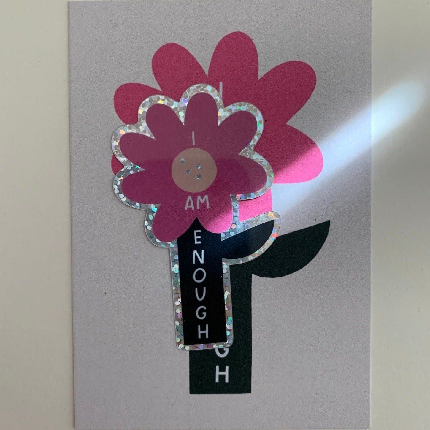 Sticker mit Karte "I am enough" Sticker mit Karte Jane Holtewert