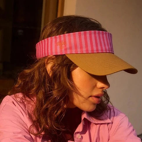 Sun Cap "striped" Sonnenhut Sticky Sis Club