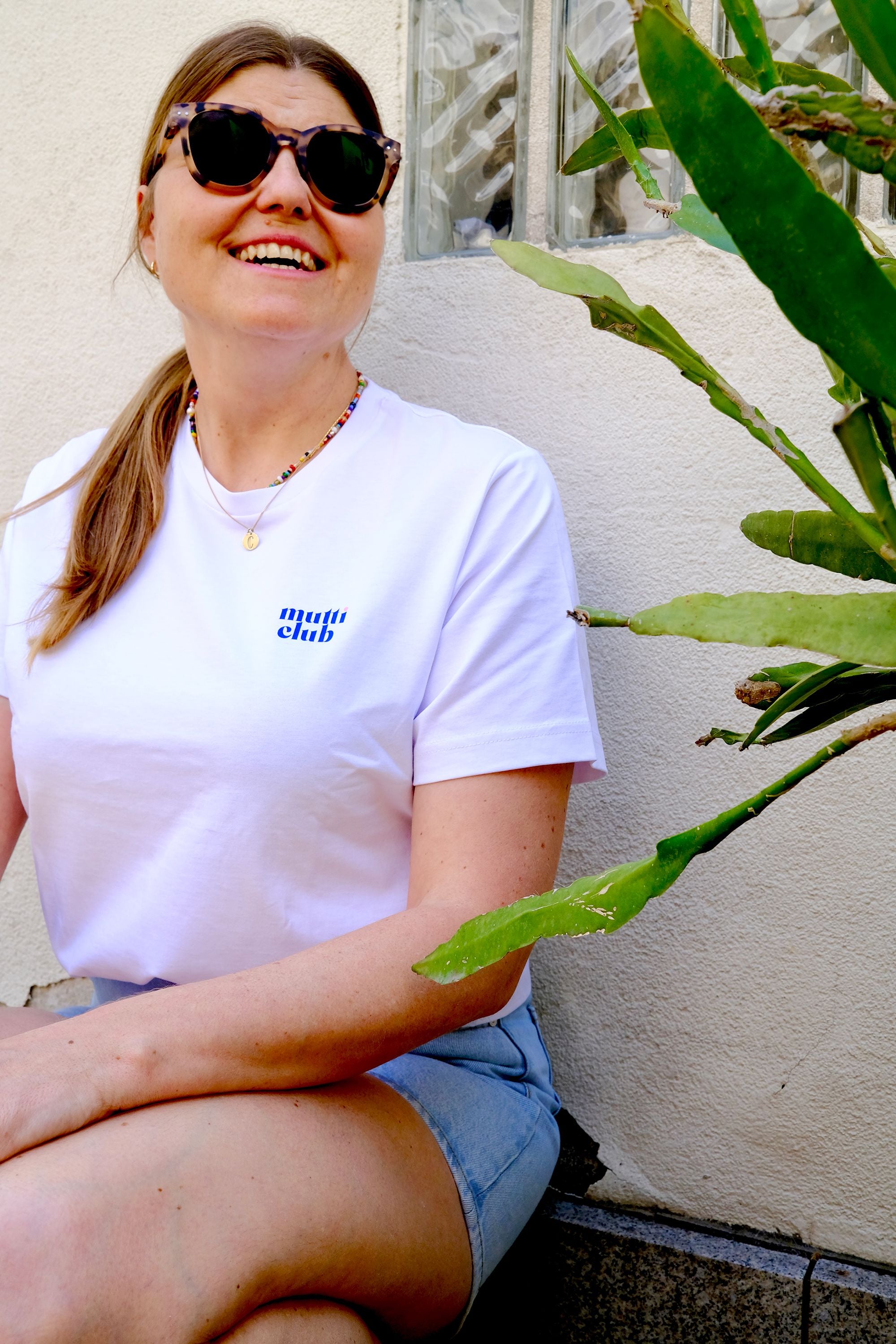 T-Shirt "MUTTICLUB blau" Bekleidung & Accessoires Matsch mit Sahne