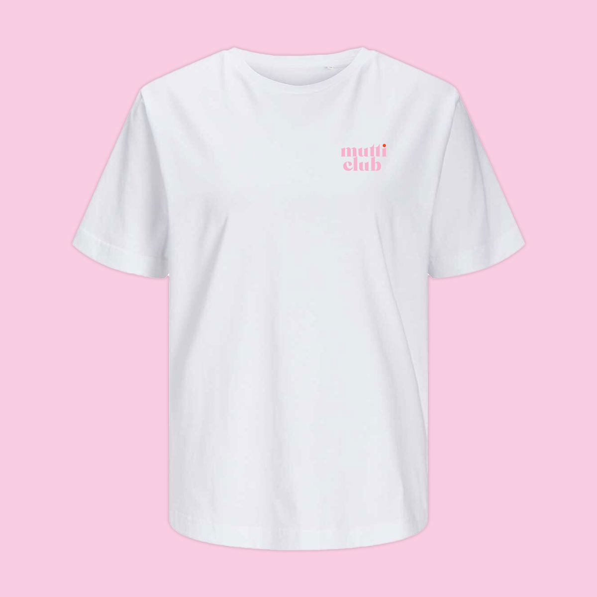 T-Shirt "MUTTICLUB rosa" Bekleidung & Accessoires Matsch mit Sahne
