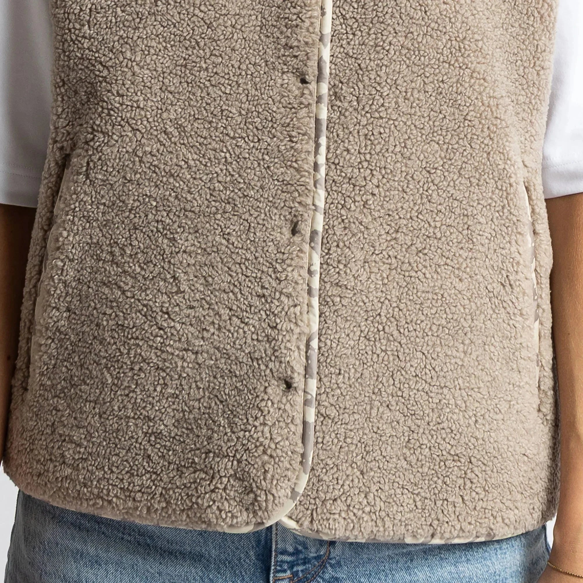 Teddy Fleece Weste Weste Vivi Mari