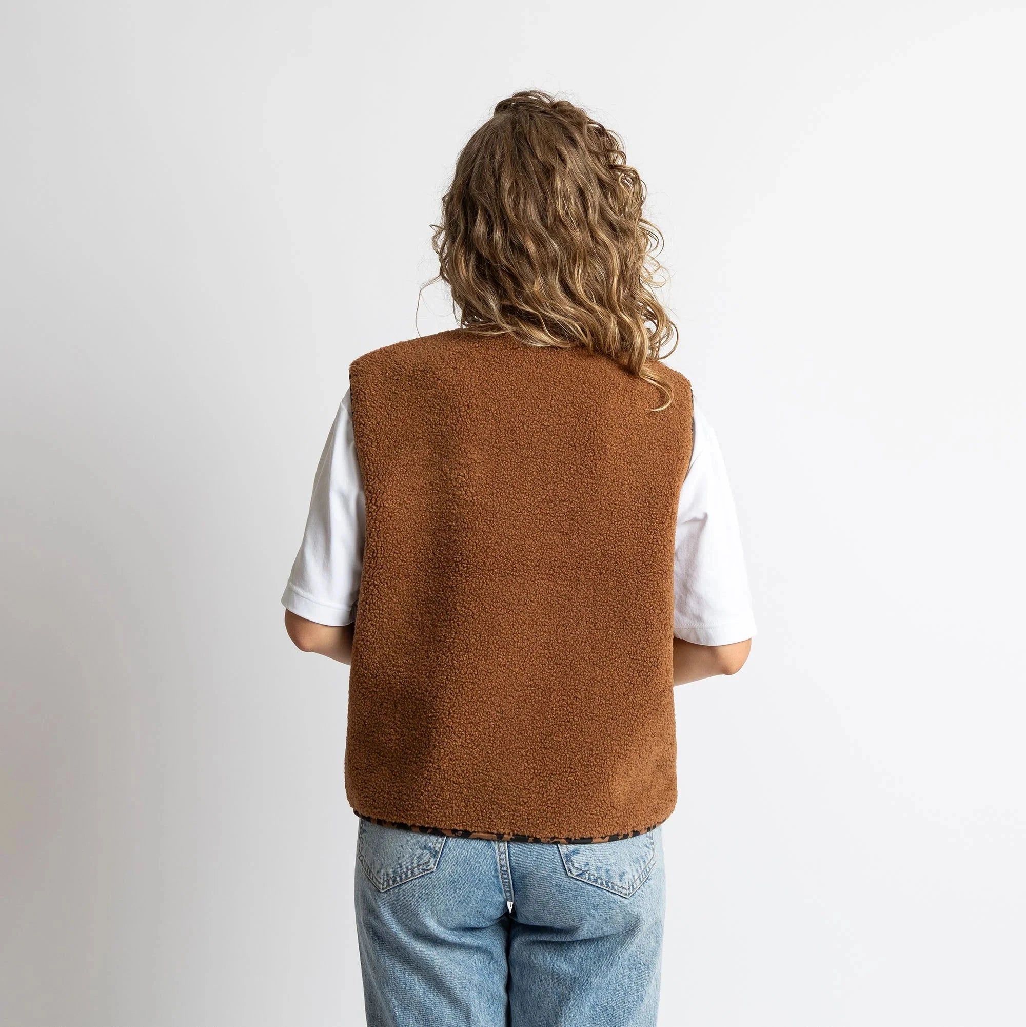 Teddy Fleece Weste Weste Vivi Mari