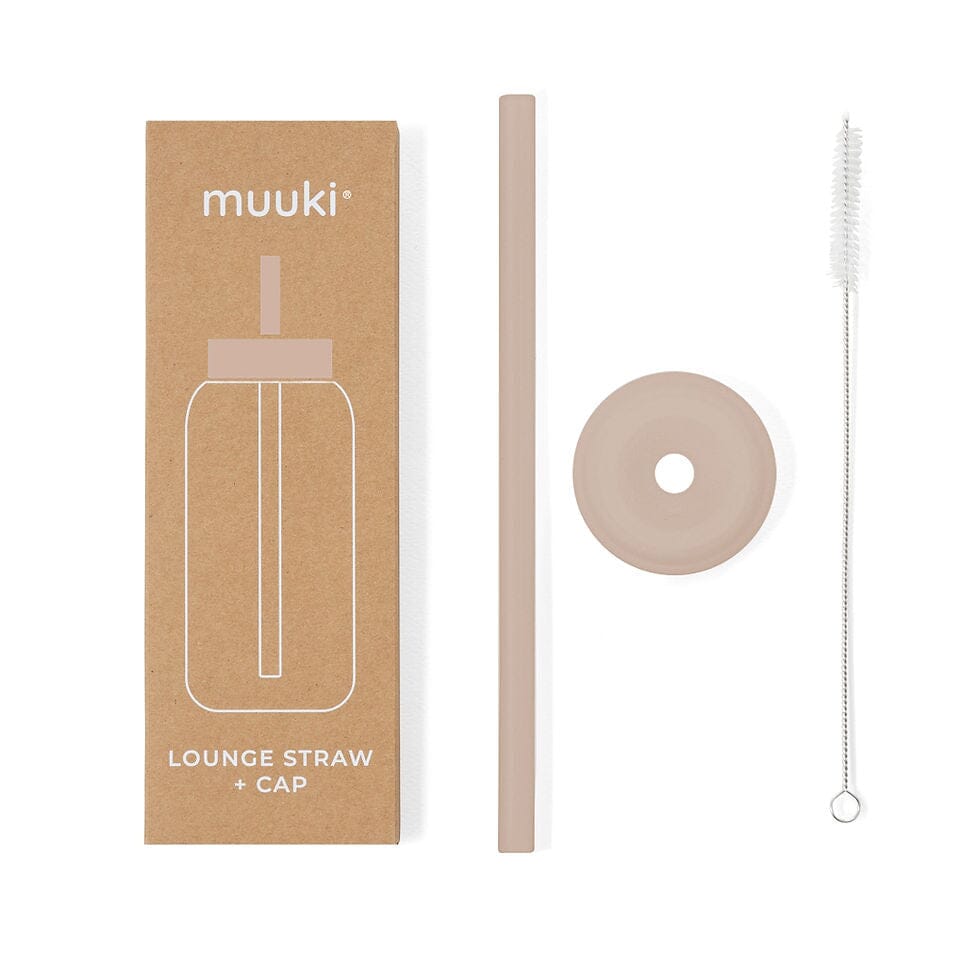 Trinkhalm für Muuki Daily Bottle "Lounge Straw & Cap" Trinkhalm muuki Desert Rose