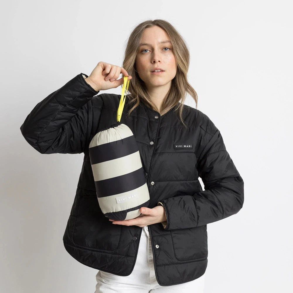 Ultra Light Puffer Jacket "Streifen" Jacke Vivi Mari
