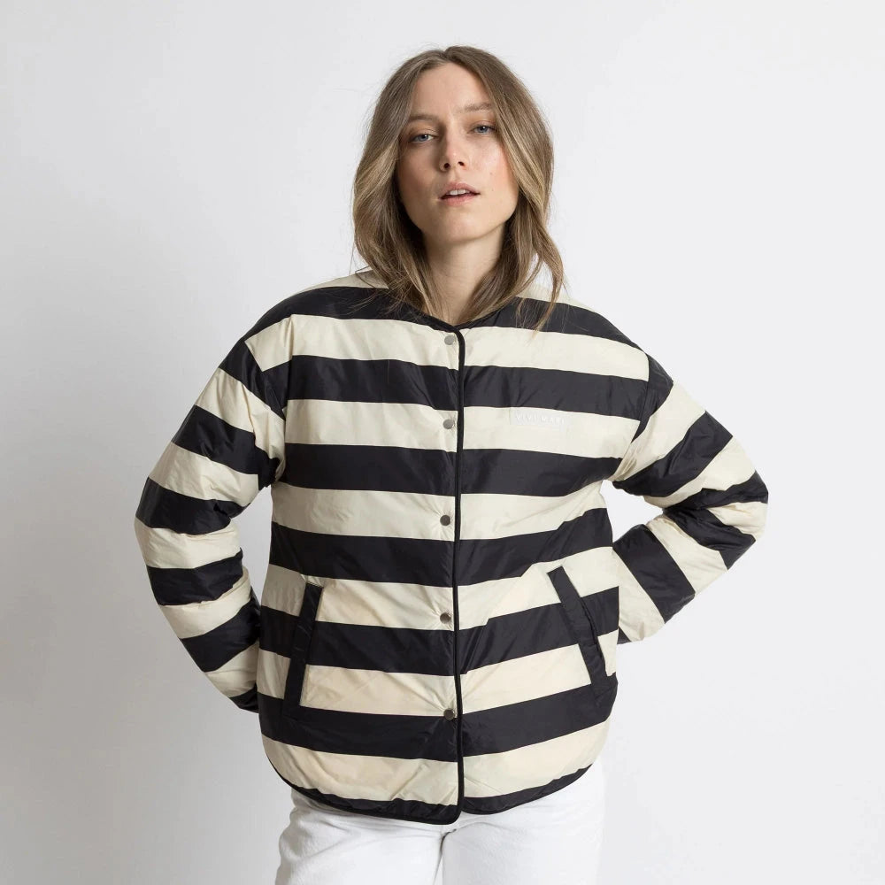 Ultra Light Puffer Jacket "Streifen" Jacke Vivi Mari