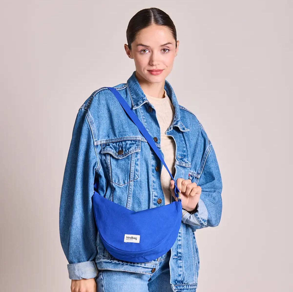 Umhängetasche "Andrea" Umhängetasche Hindbag Lapislazuli