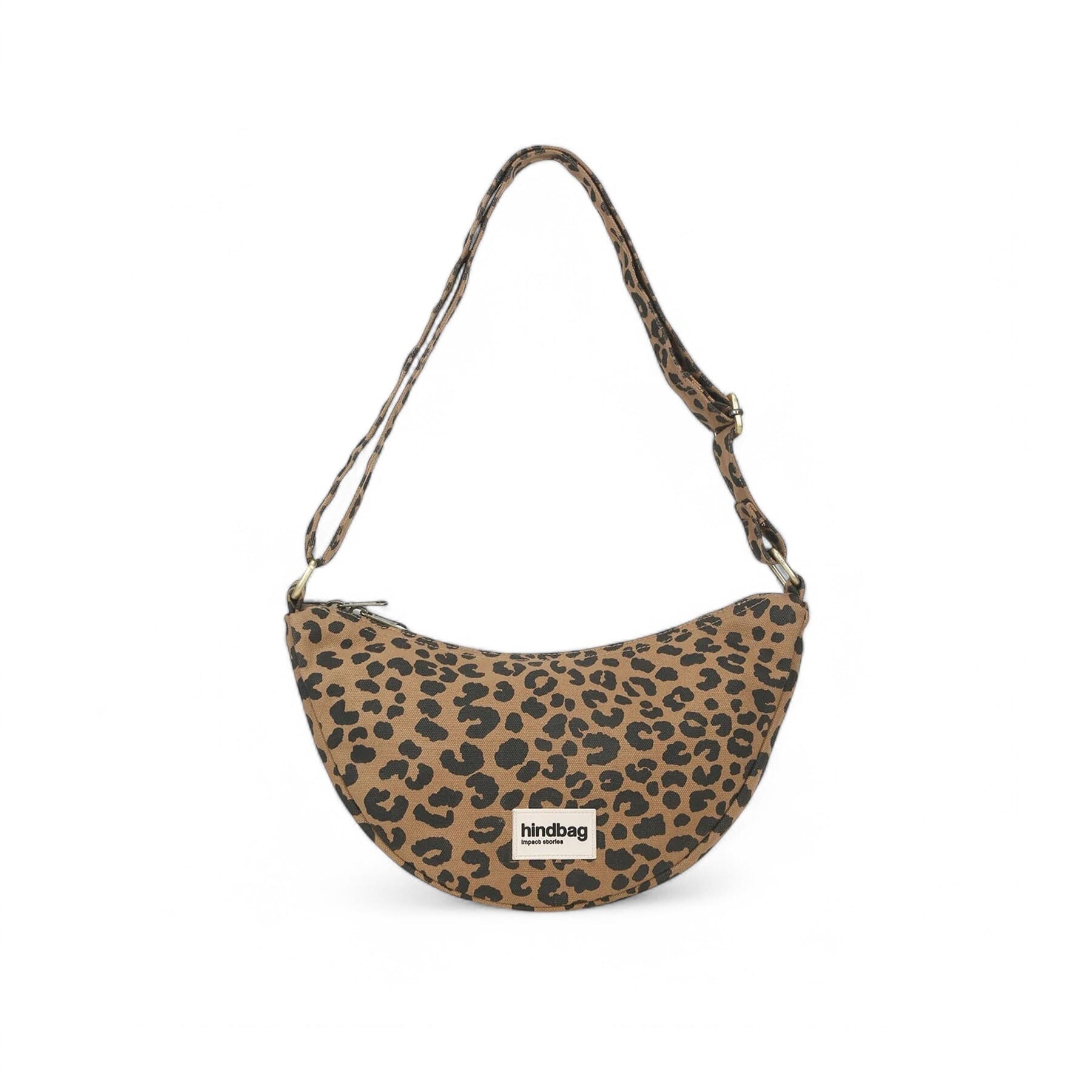 Umhängetasche "Andrea" Umhängetasche Hindbag Leo Toffee