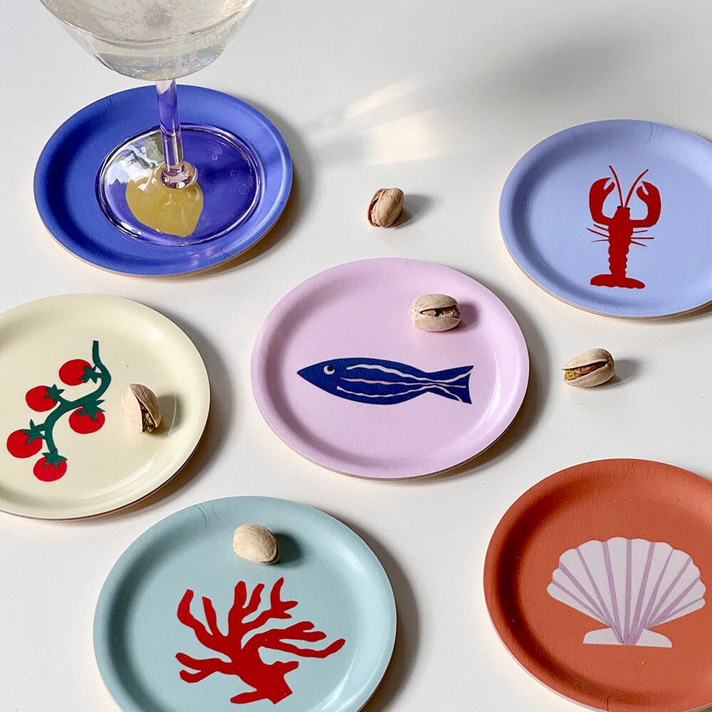 Untersetzer 6er Set "Seaside Lunch" Untersetzer BLU KAT