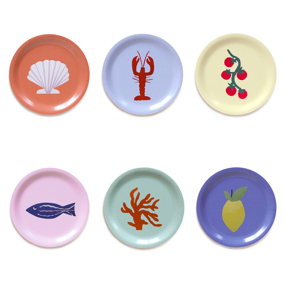 Untersetzer 6er Set "Seaside Lunch" Untersetzer BLU KAT