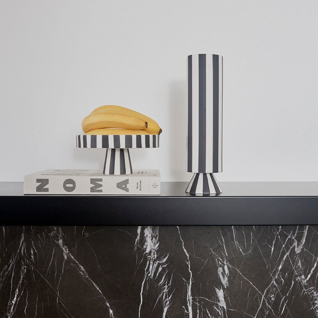 Vase Toppu High "Black/White" Vase OYOY living design