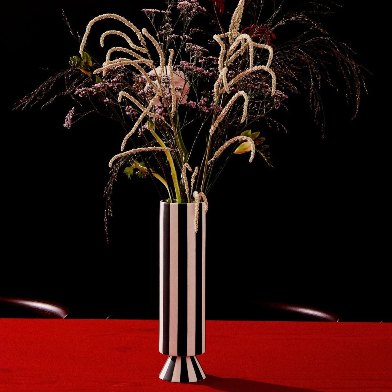 Vase Toppu High "Black/White" Vase OYOY living design