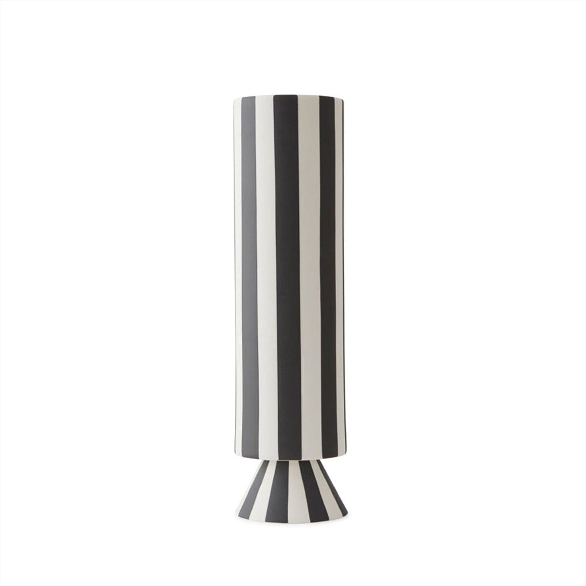 Vase Toppu High "Black/White" Vase OYOY living design