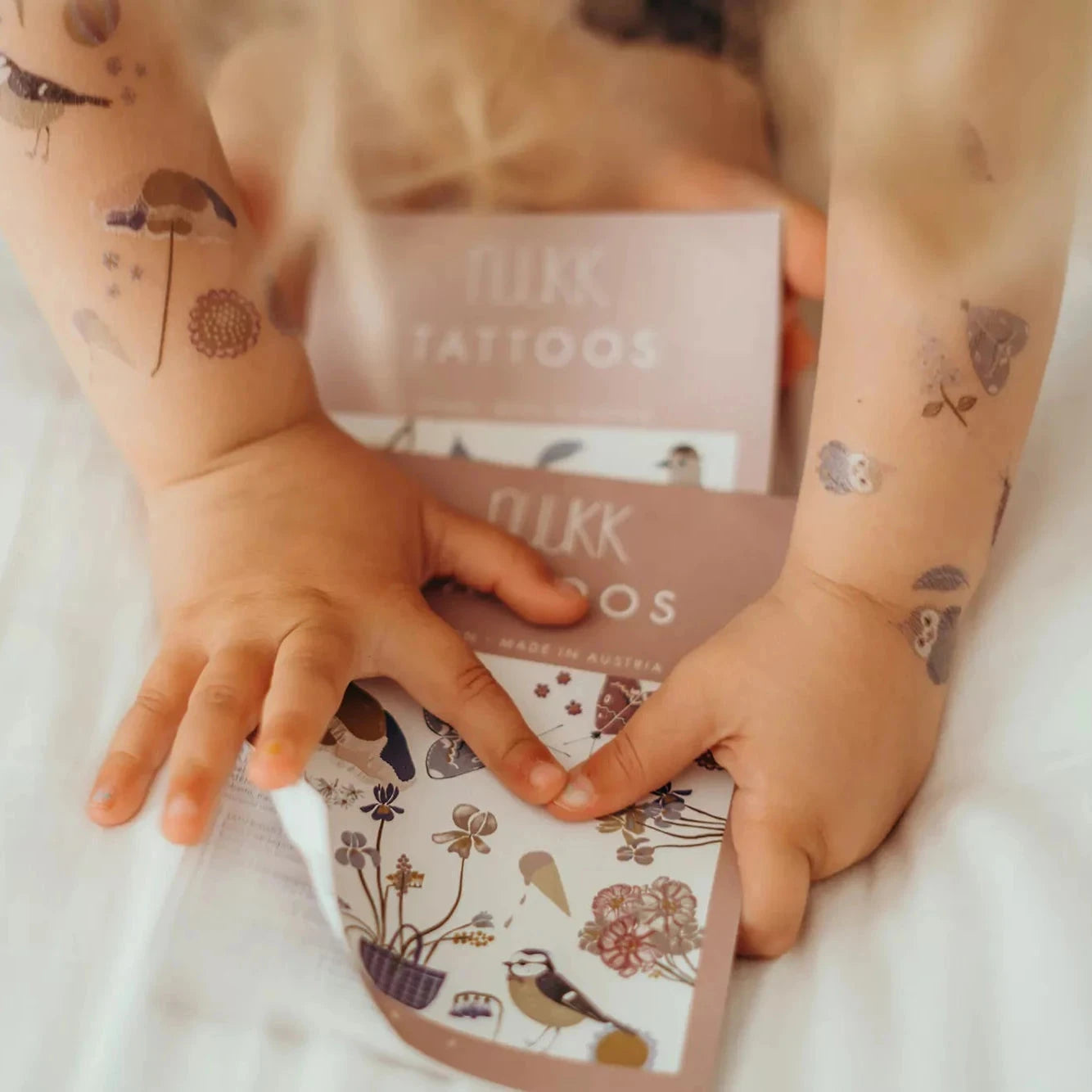 Vegane Bio Tattoos "Blumenstrauß" Tattoo Nuukk