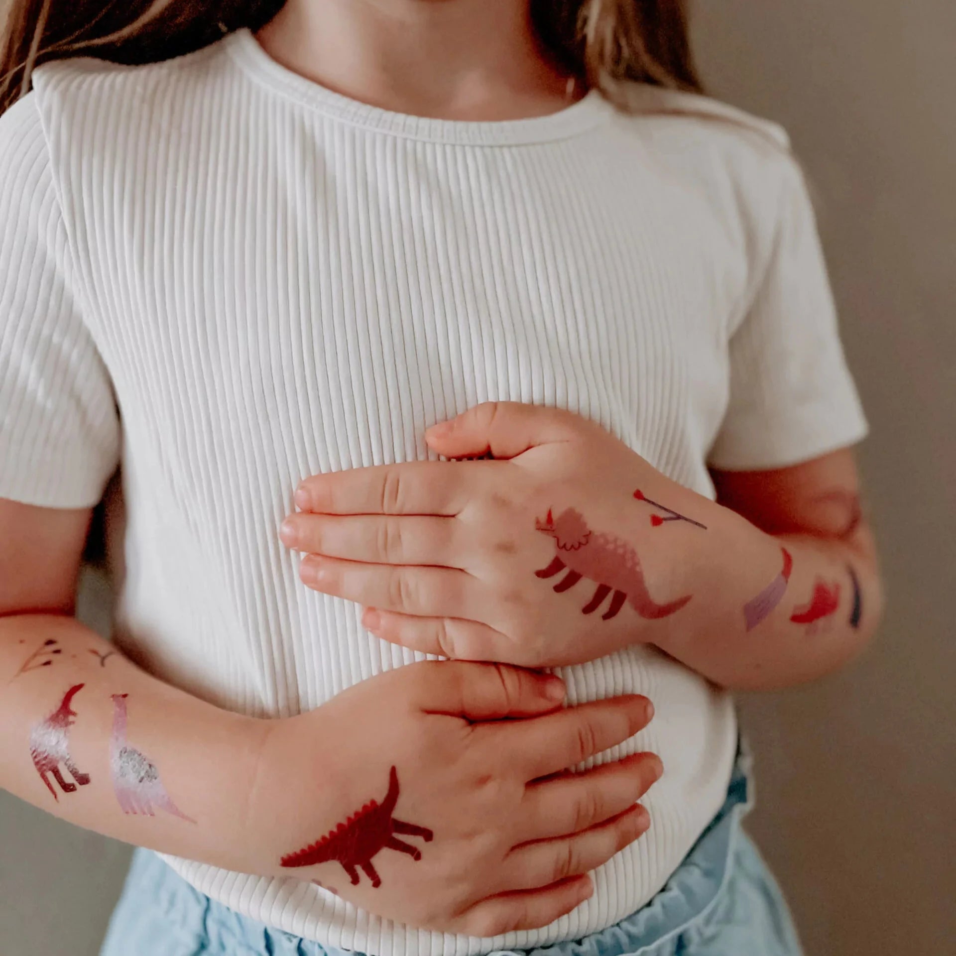 Vegane Bio Tattoos "Dino-Crew" Tattoo Nuukk