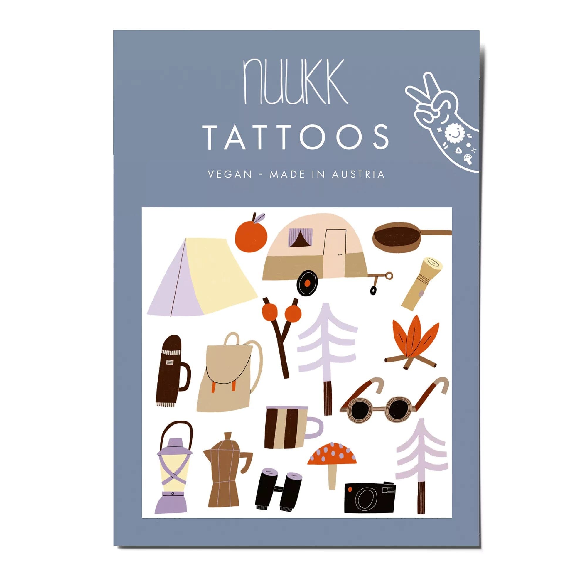 Vegane Bio Tattoos "Outdoor" Tattoo Nuukk