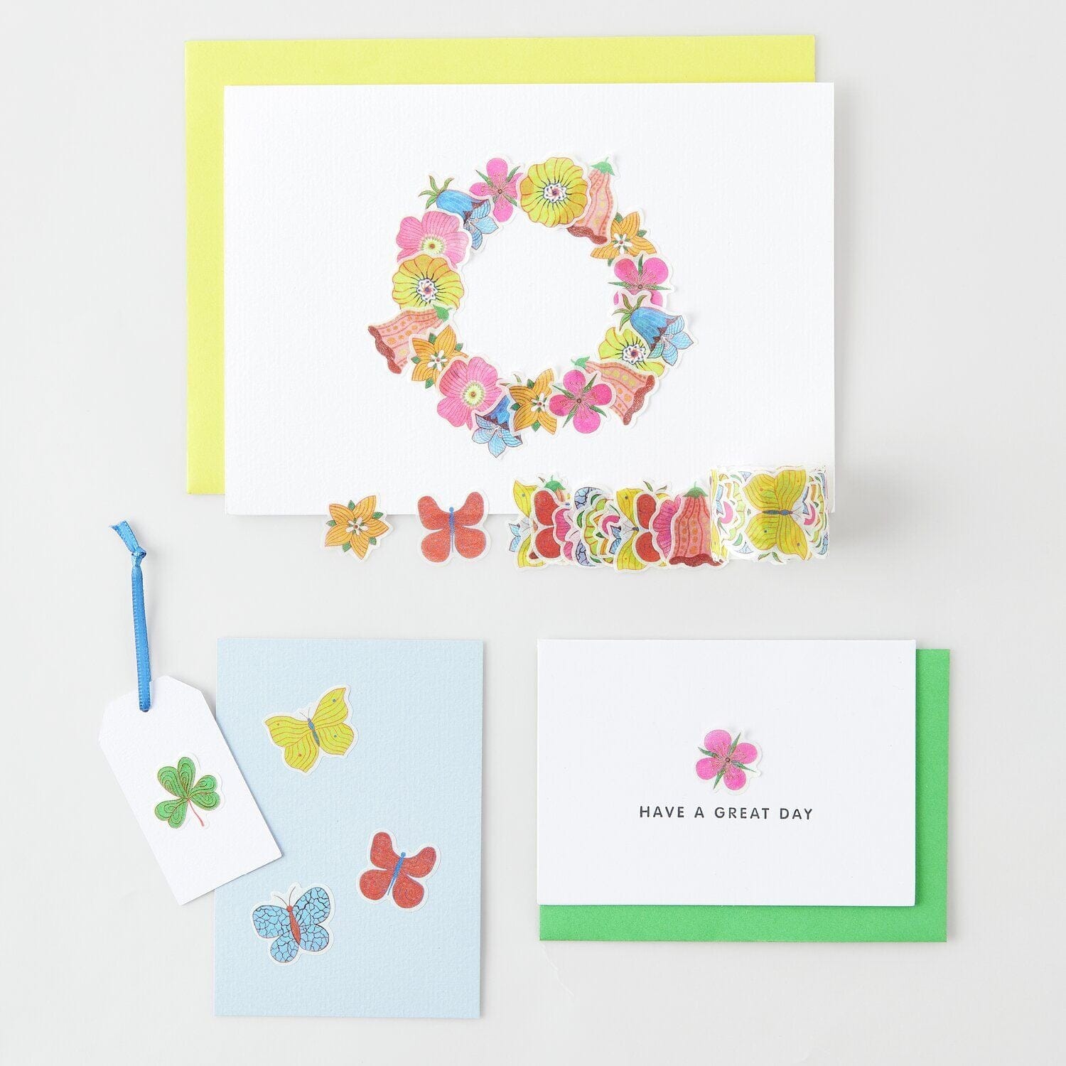 Washi Sticker Set "Midsommar Magic" Washi Tape Set Rico Design