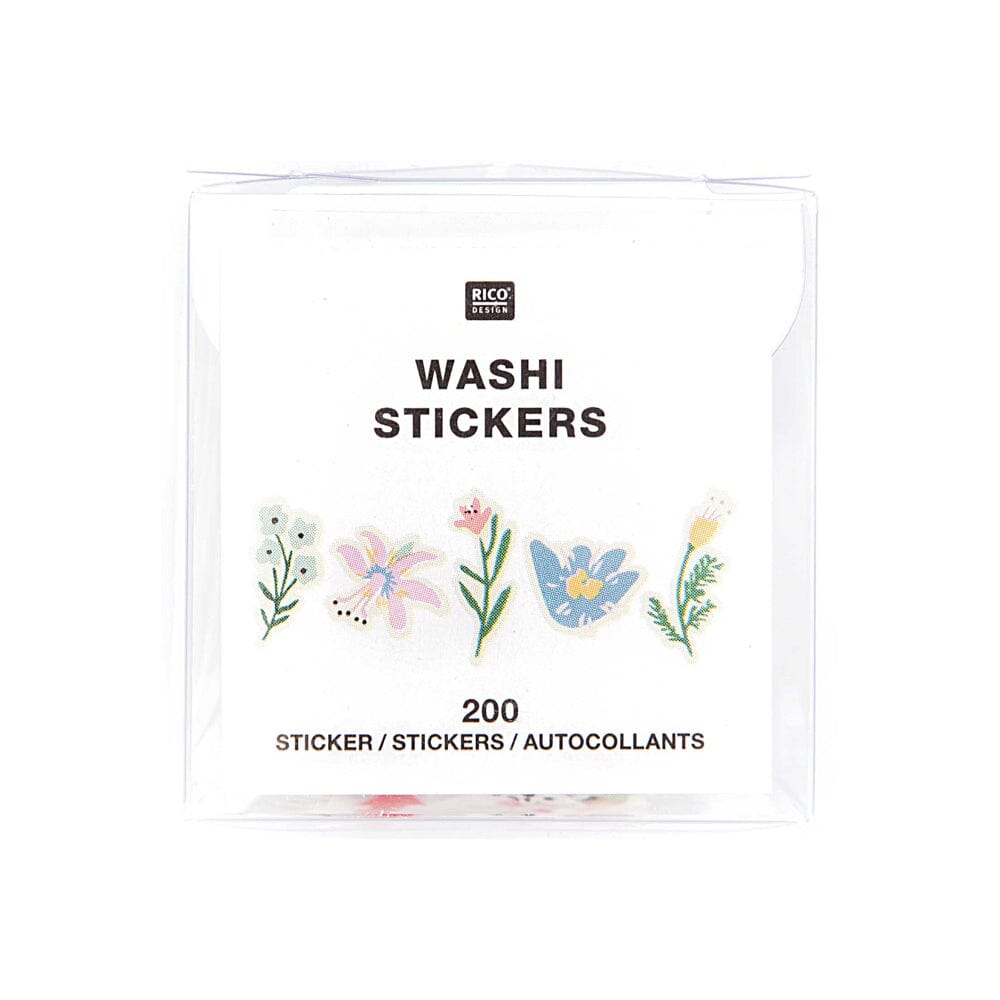 Washi Sticker Set "Streublumen" Rico Design