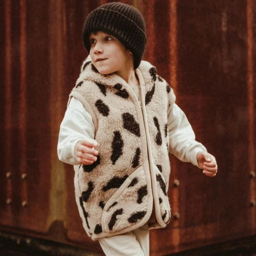 Wollweste für Kids "Robby" - Gepard Weste Alwero 92/98