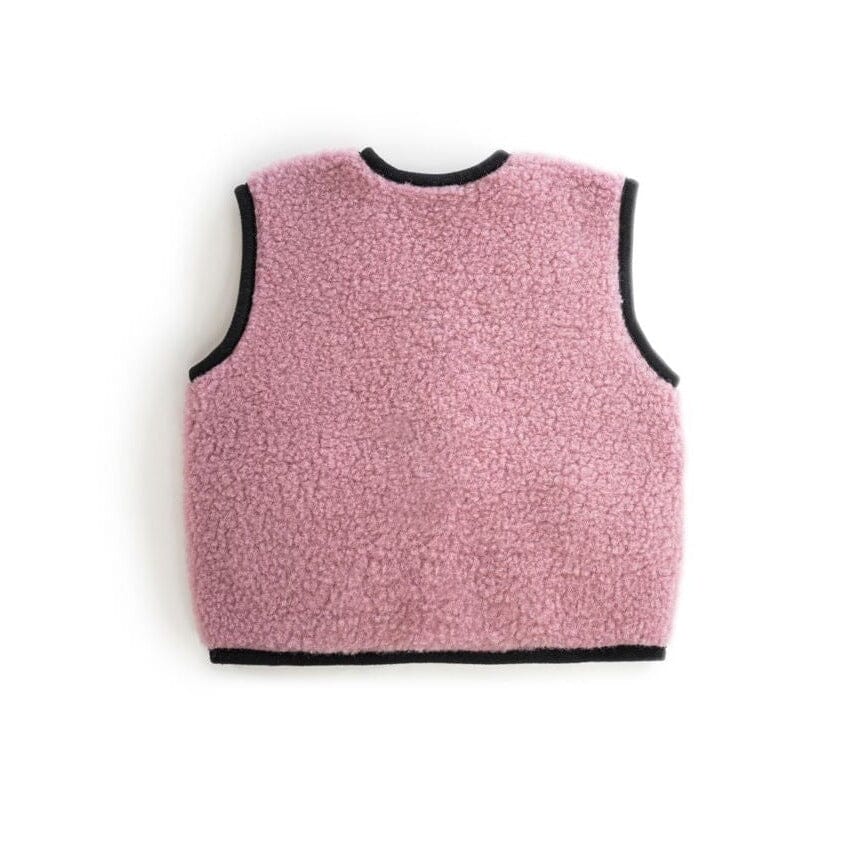 Wollweste für Kinder "Alpen 2.0" - Venetian Pink Weste Alwero