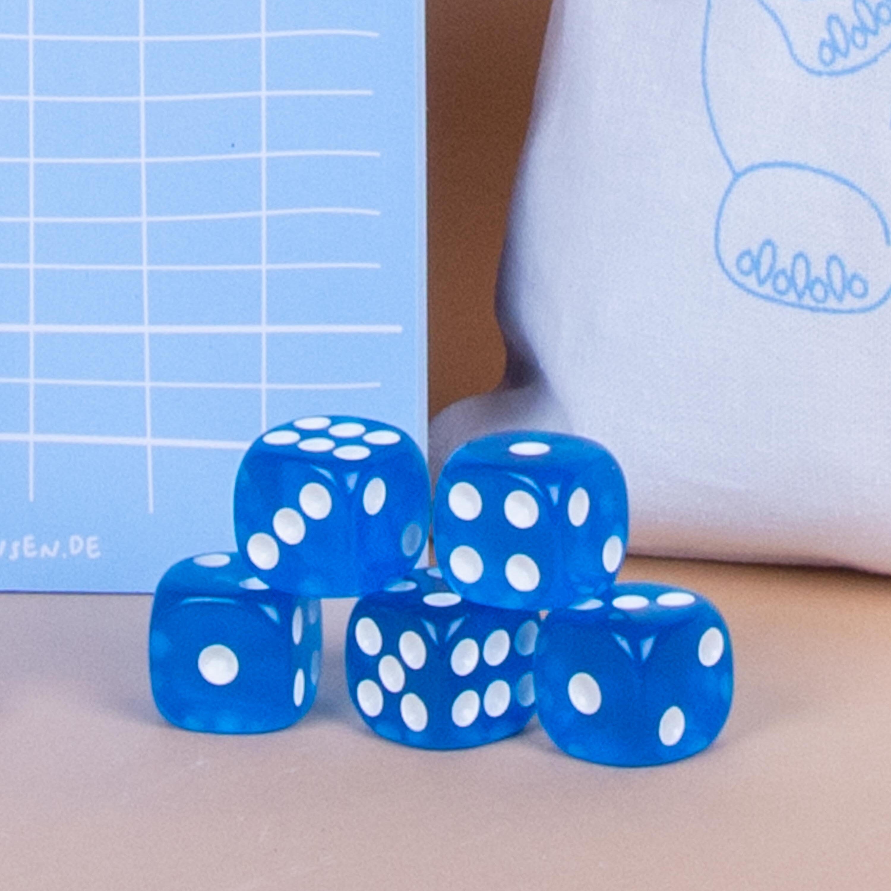 Würfelspiel "5er Set" Kartenspiel Frau Hansen
