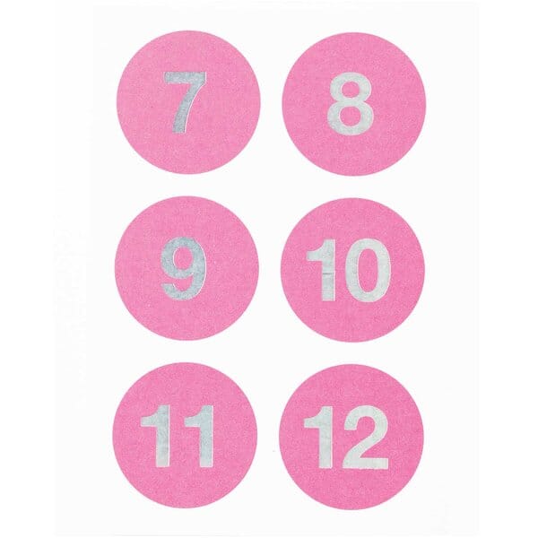 Adventskalendersticker "Pink" Sticker Rico Design