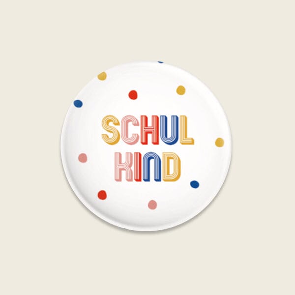 Button "Schulkind bunt" Button ava&yves 