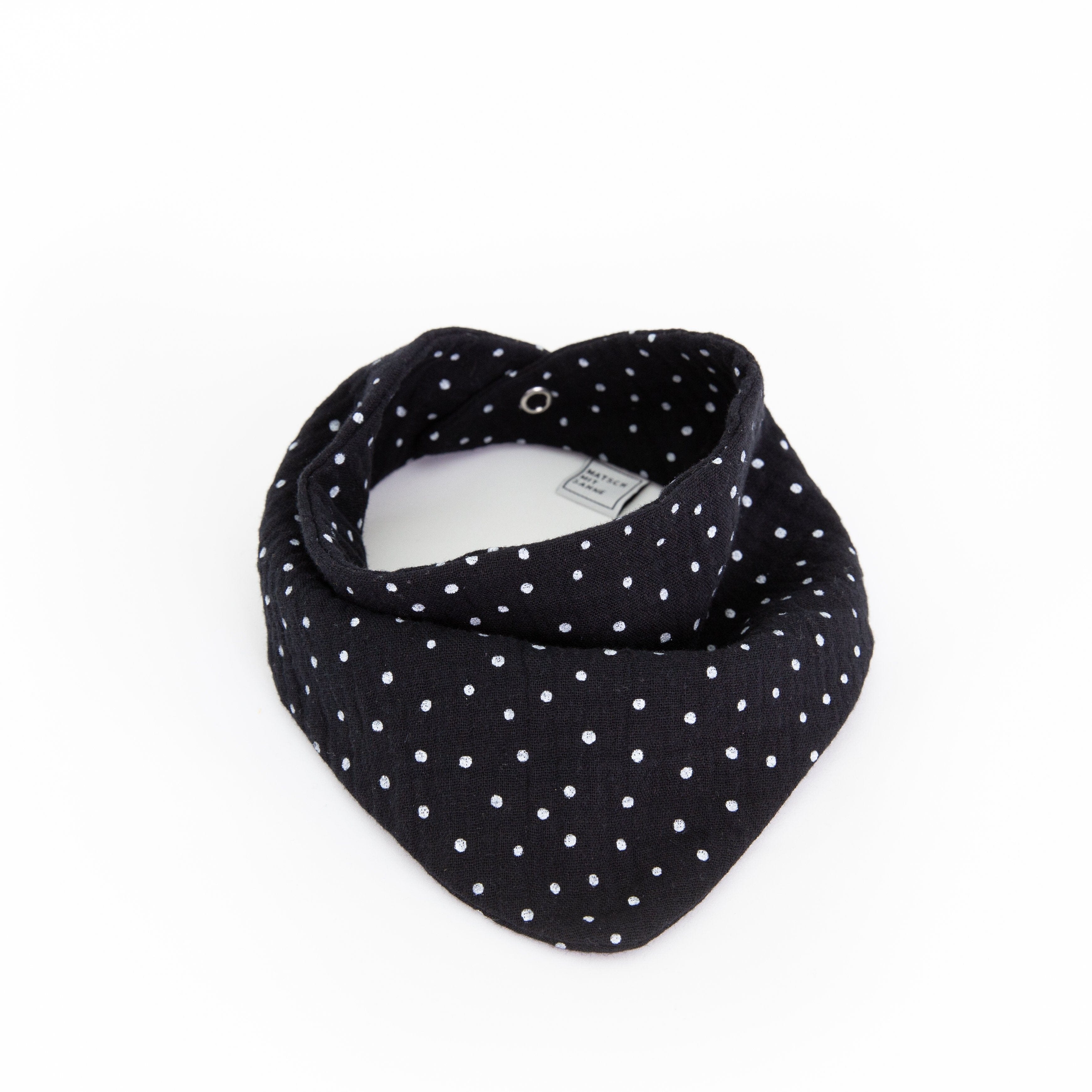 Dreieckstuch Baby Dreieckstuch Baby Matsch mit Sahne Rabenschwarz getupft