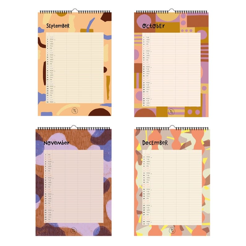 Familienplaner "Shapes" Kalender Enna Studio