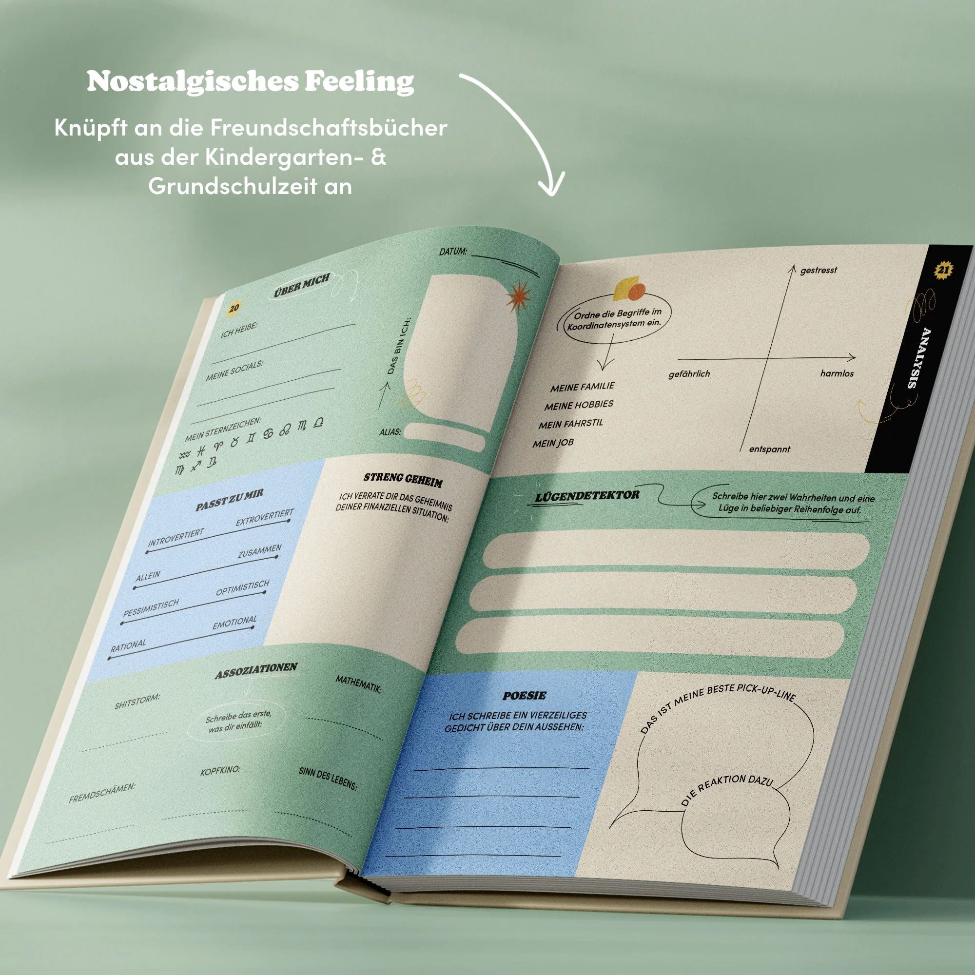 Freundebuch für Erwachsene Buch Simon & Jan