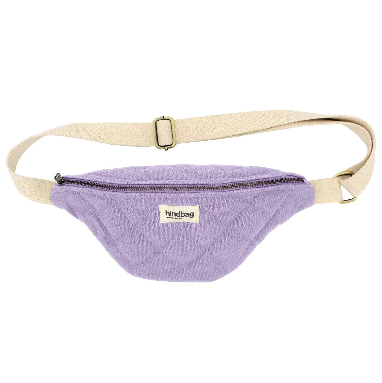 Gesteppte Fanny Pack "Olivia" Bauchtaschen Hindbag Flieder 