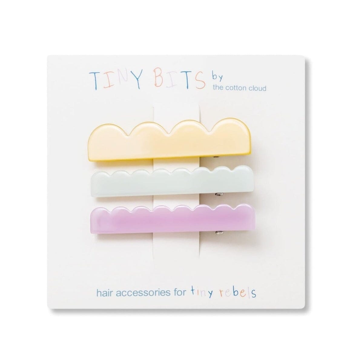 Haarclip 3er Set "Waves Pastel" Haaraccessoires the cotton cloud