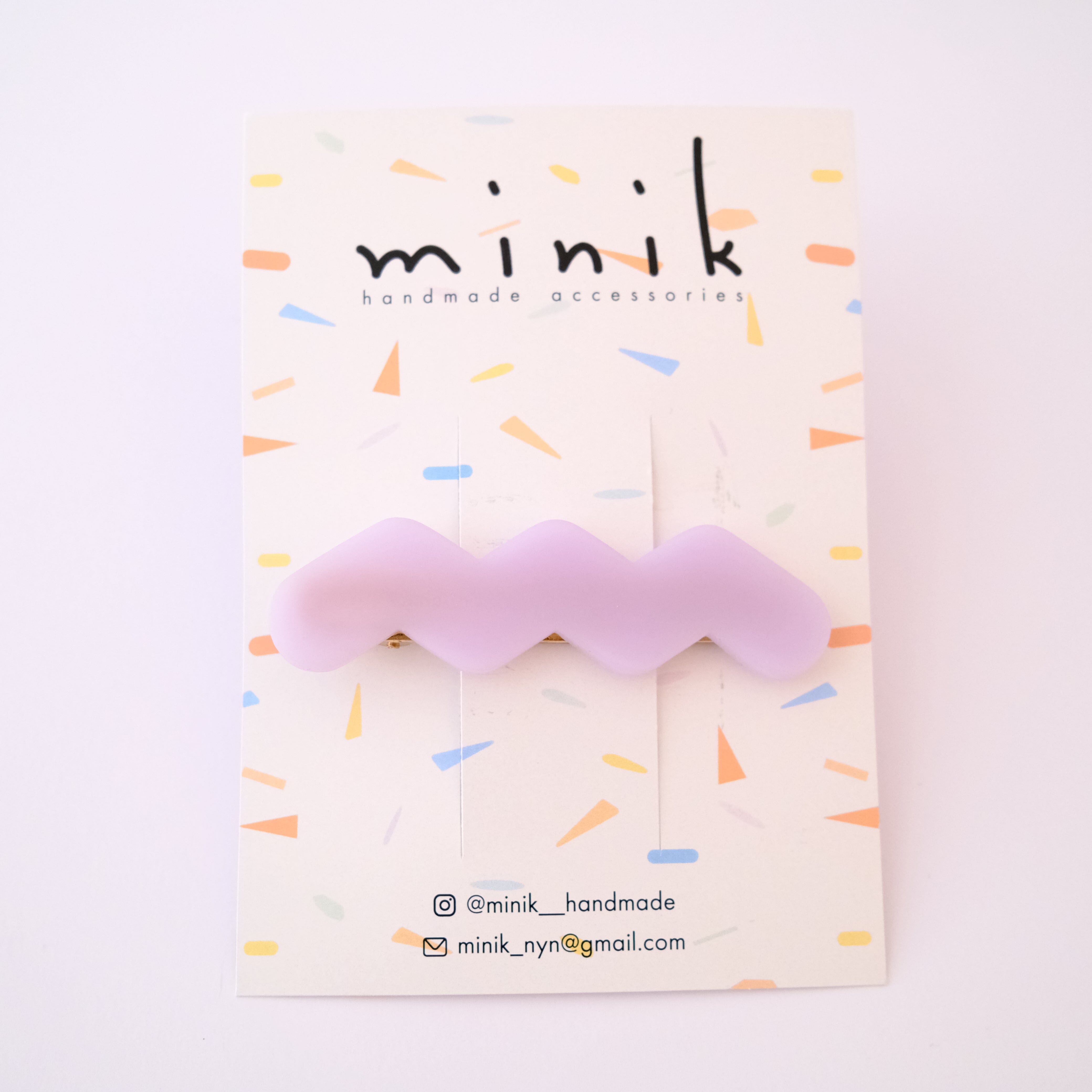 Haarclip Maxi "Zickzack" Haaraccessoires Minik Flieder
