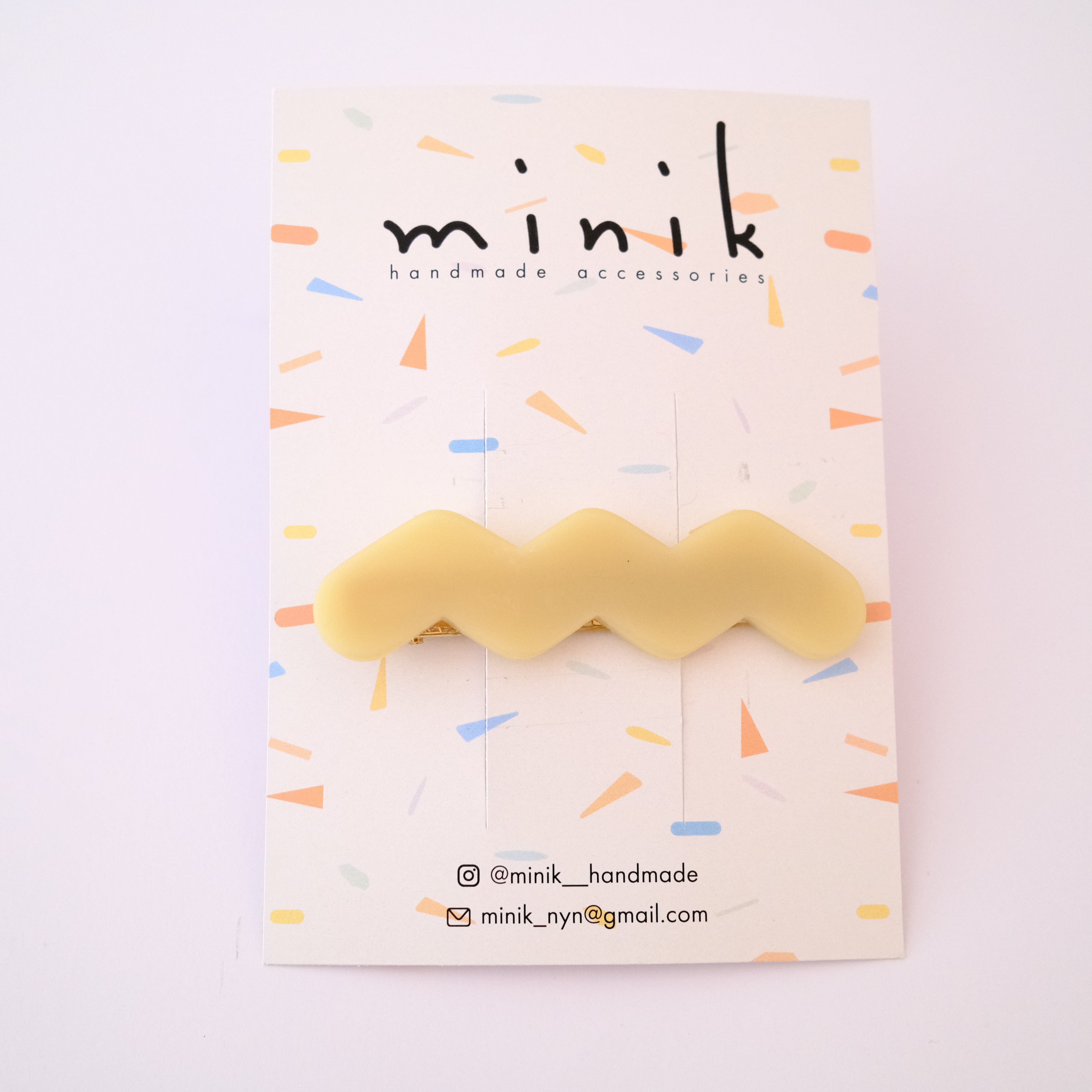 Haarclip Maxi "Zickzack" Haaraccessoires Minik Heu
