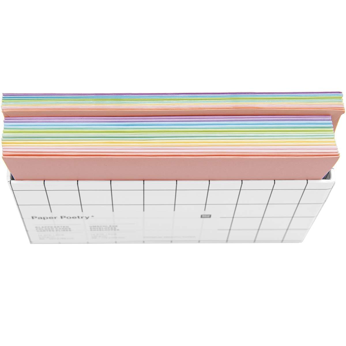 Karten Set B6 "Regenbogen pastell" Klappkarte Rico Design