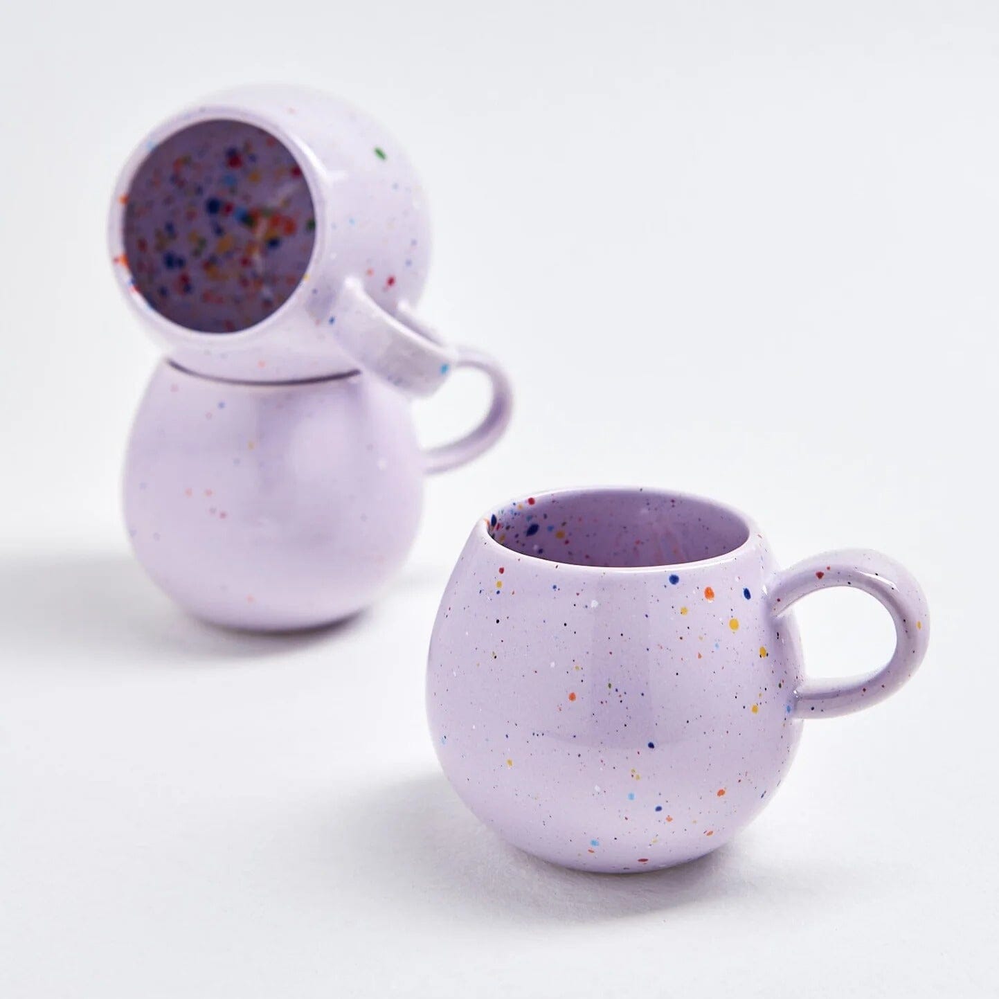 Keramiktasse 250ml "Party" Tasse Egg Back Home Flieder