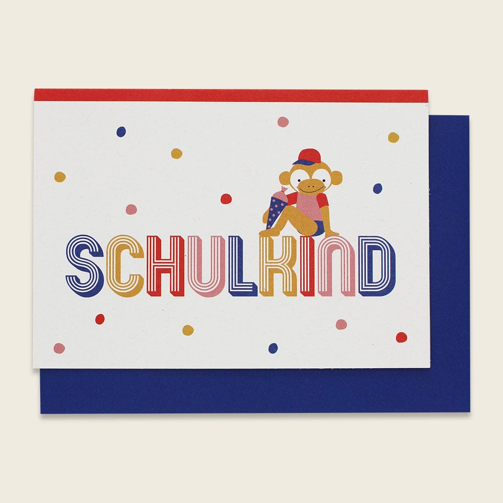 Klappkarte "Schulkind" Postkarte Ava & Yves
