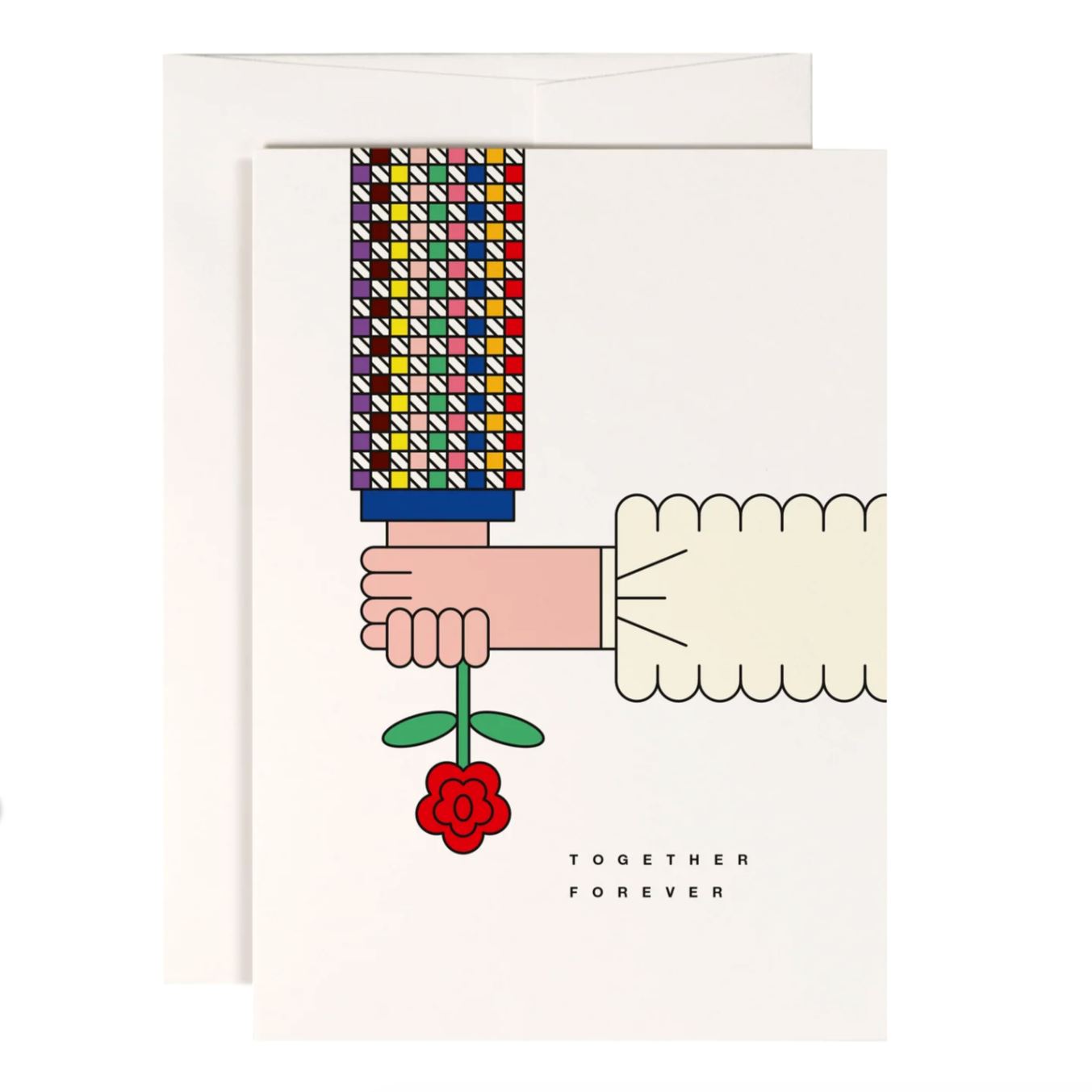 Klappkarte "Together Forerver" Klappkarte Red Fries