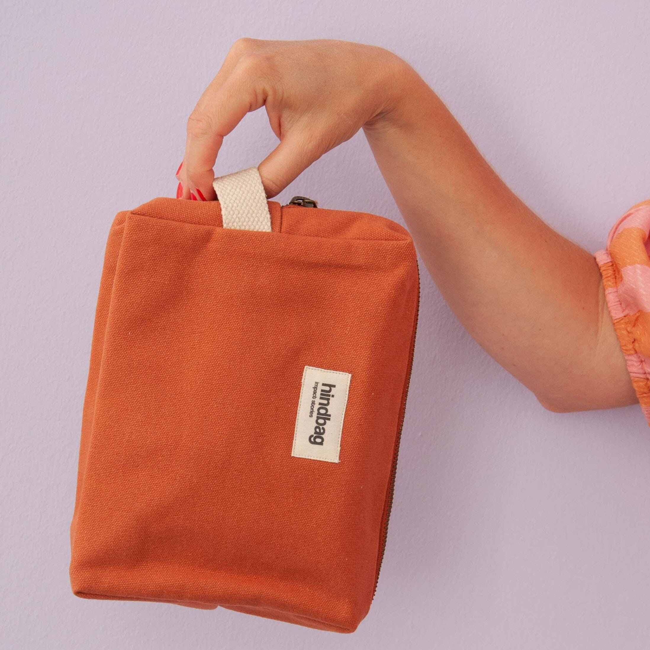 Kosmetiktasche Hindbag Ziegel