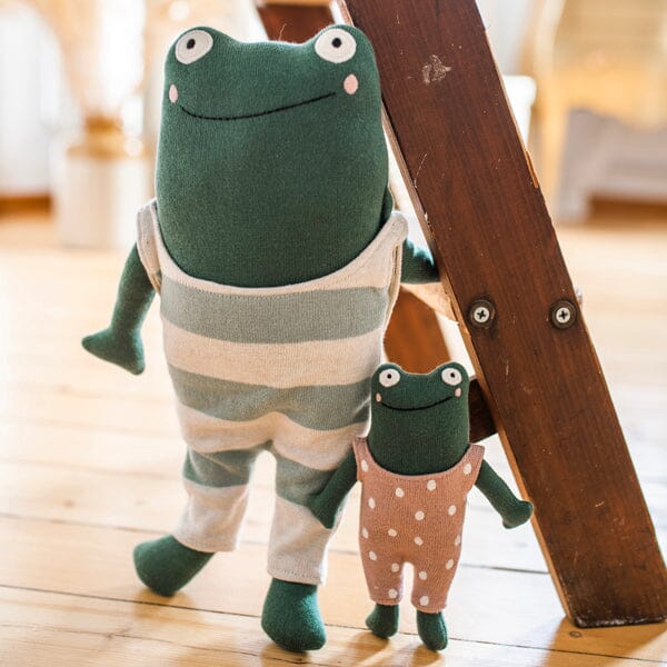 Kuscheltier "Frosch Janne mit Baby" Ava & Yves